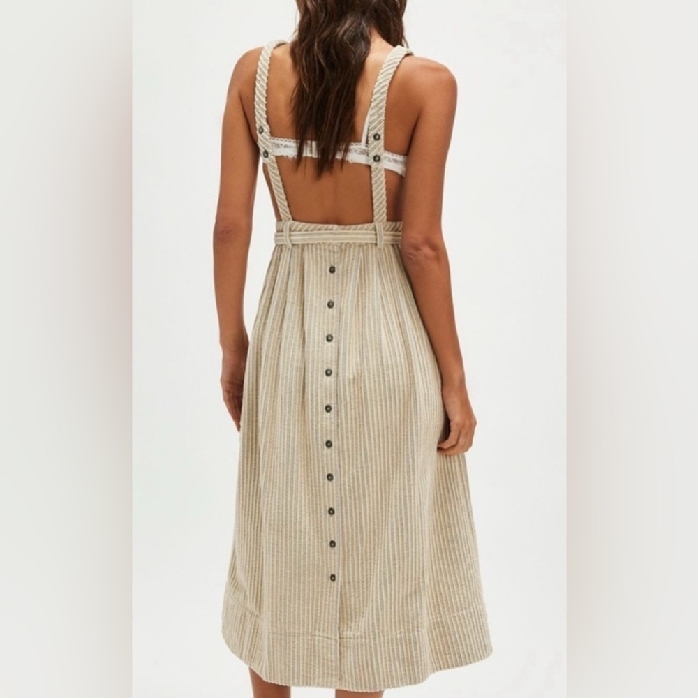 Free People The Other Side Corduroy Midi Dress
Cream New 2 boho festival western